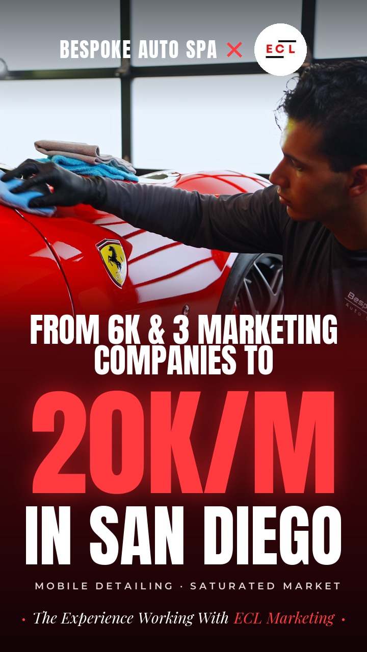 Bespoke Auto Spa: 20K a month